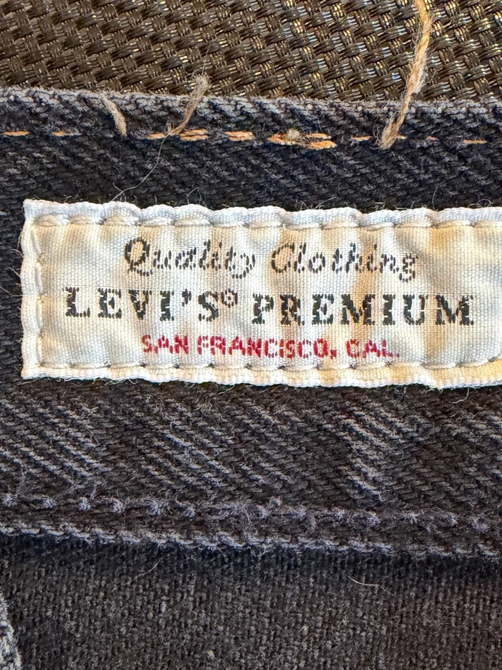 Levi's Men's 501 '93 Black Washed Grunge Bikercore Classic Button Fly Size 32/30